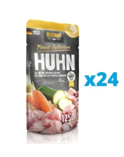 BELCANDO Finest Selection Pollo, riso e carote 24 x 125g cibo umido per cani