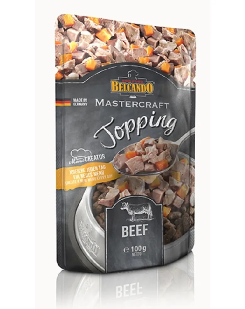 BELCANDO Mastercraft Topping Manzo con carote 6x100 g