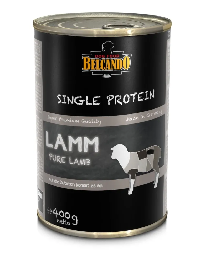 BELCANDO Single Protein Agnello 6 x 400g cibo umido per cani