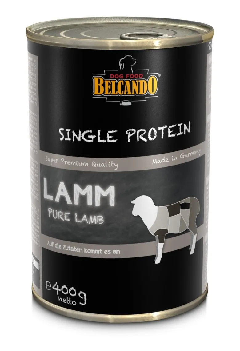 BELCANDO Single Protein Agnello 6 x 400g cibo umido per cani