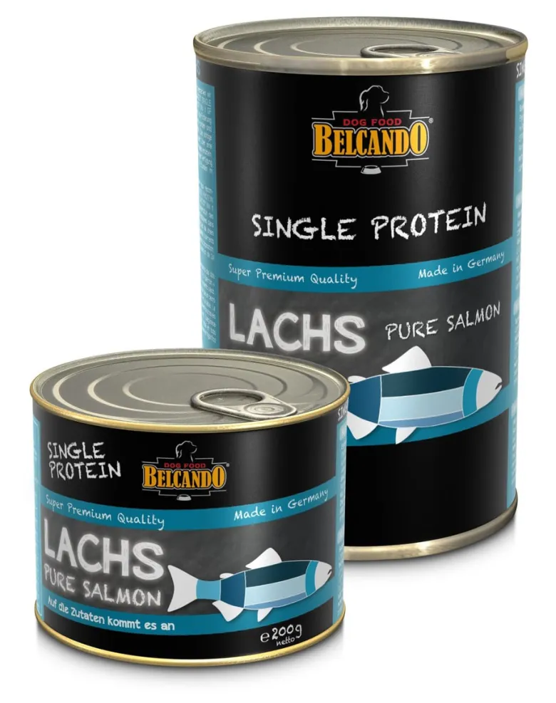 BELCANDO Single Protein Salmone 200 g di cibo umido per cani