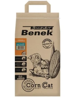 BENEK Super Corn Cat lettiera di mais per gatti profumo marino 14 l