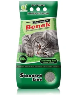 BENEK Super lettiera bentonitica per gatti al profumo di bosco 10l