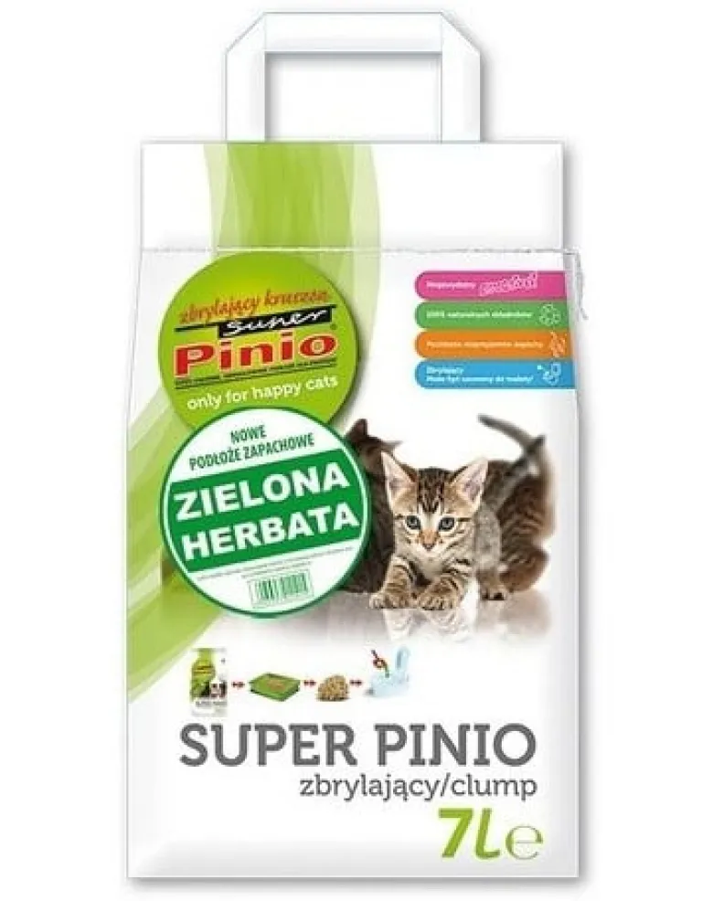 BENEK Super pinio lettiera a zolle tè verde 7l