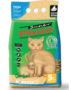 BENEK Super pinio Lettiera per gatti in legno Taiga 5l
