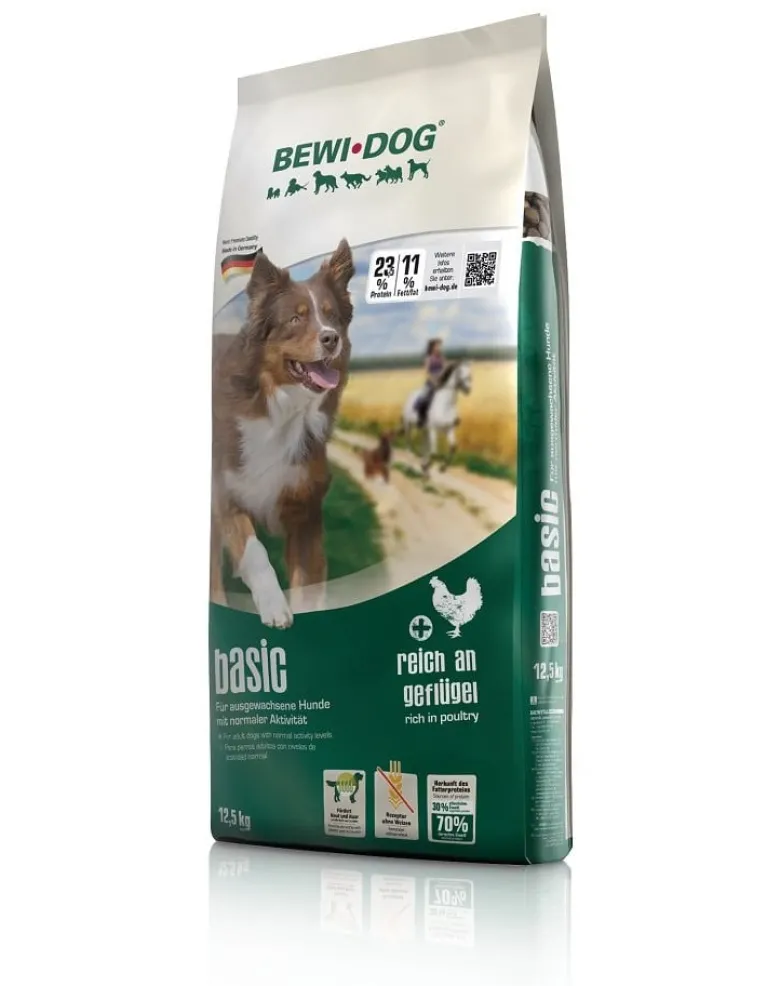 BEWI DOG Basic 12,5 kg ricco di pollame