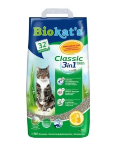 BIOKAT'S Classic 3w1 10 l Fresh in bentonite al profumo di erba fresca