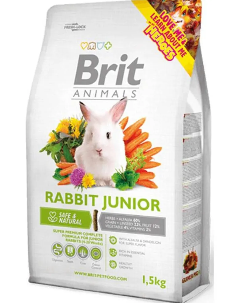 BRIT ANIMALS Rabbit Junior Complete 1,5kg