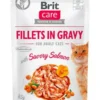 BRIT Care Cat Fillets in gravy savory salmon 85 g filetti di salmone in salsa