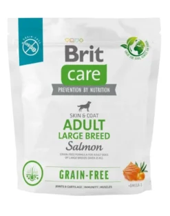 BRIT CARE Dog Grain-Free Adult large breed salmon con salmone per cani adulti di taglia grande 1kg