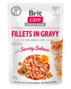 BRIT Care Filetti in salsa Tacchino e Salmone 24 x 85g