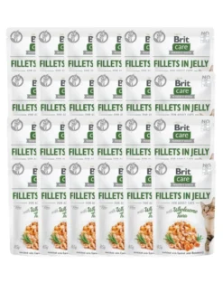 BRIT Care Fillets in Jelly bustine di tonno 24 x 85 g