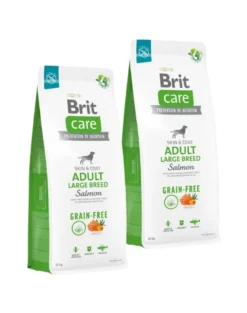 BRIT Care Grain-free Adult Large Breed Salmon 2 x 12kg cibo per cani di grossa taglia senza cereali al salmone