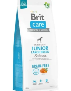BRIT Care Grain-free Junior Large Breed cibo secco con salmone 12 kg