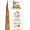 BRIT Care Grain-free Senior&Light cibo secco con salmone 12 kg