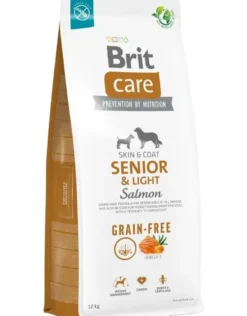 BRIT Care Grain-free Senior&Light cibo secco con salmone 12 kg