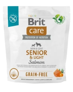 BRIT Care Grain-free Senior&Light con salmone 1kg