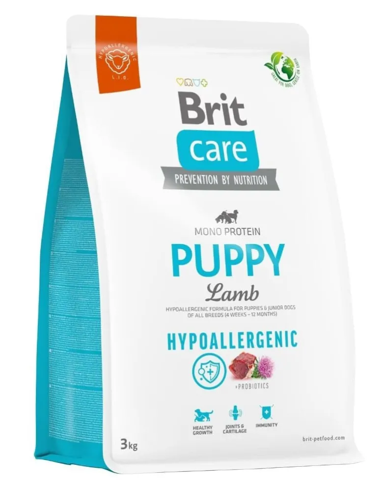 BRIT Care Hypoallergenic Puppy con agnello 3kg