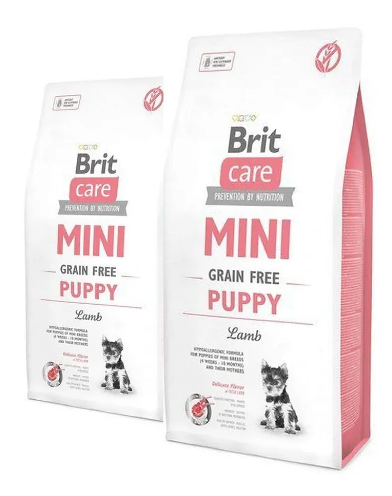 BRIT Care Mini Grain Free Mini Puppy lamb 14 kg (2 x 7 kg)