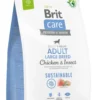 BRIT CARE Sustainable Adult Large breed chicken insekt per cani adulti di razza grande con pollo e insetti 3 kg