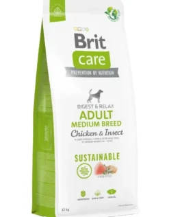 BRIT Care Sustainable Adult Medium Breed con pollo e insetti 12 kg