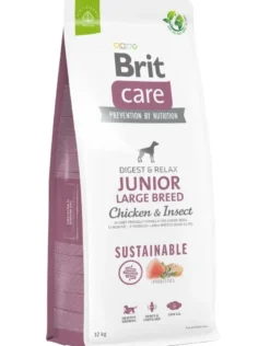 BRIT Care Sustainable Junior Large Breed con pollo e insetti 12 kg
