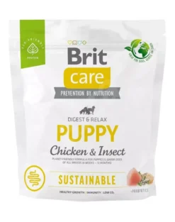BRIT Care Sustainable Puppy cibo secco con pollo e insetti 1 kg