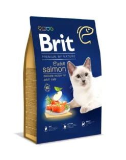 BRIT Cat Premium by Nature Adult salmon 8 kg