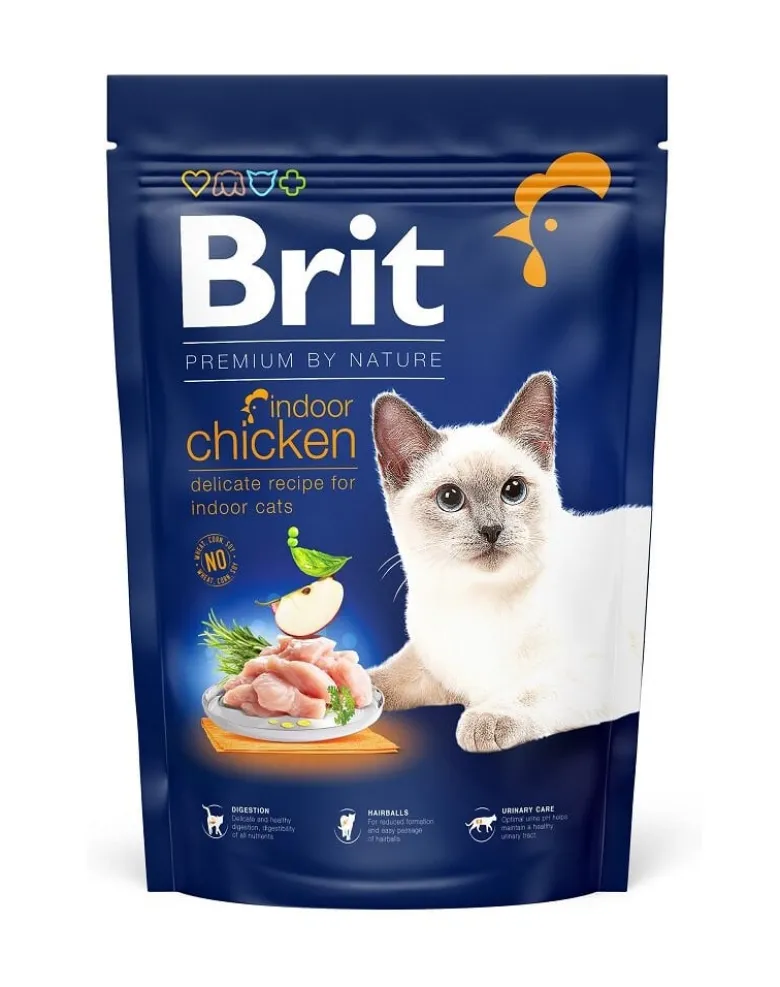 BRIT Cat Premium by Nature Indoor chicken 800 g