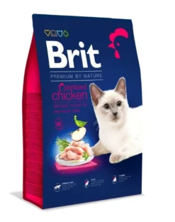 BRIT Cat Premium by Nature Sterilised chicken 8 kg