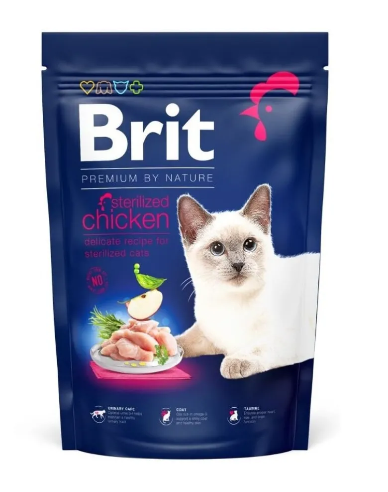 BRIT Cat Premium by Nature Sterilised chicken 1,5 kg