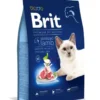 BRIT Cat Premium by Nature Sterilised lamb 8 kg