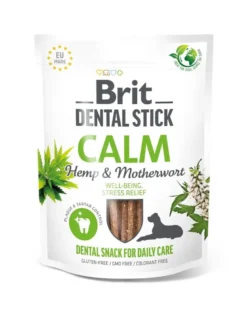 BRIT Dental Stick Calm canapa e melissa 251 g snack dentale per cani che supporta la riduzione dello stress