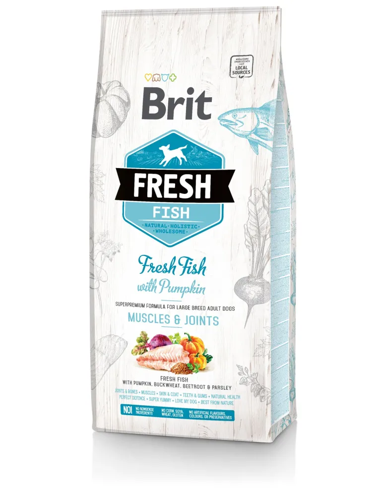 BRIT Fresh Fish with Pumpkin Adult Large 2,5 kg
