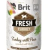 BRIT FRESH turkey & peas 400g tacchino con piselli per cani