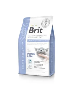 BRIT Grain Free Veterinary Diets Cat Calm Stress Relief Salmon Pea 5 kg