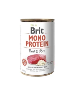 BRIT Mono Protein Beef & Rice 6 x 400g alimento monoproteico com manzo e riso