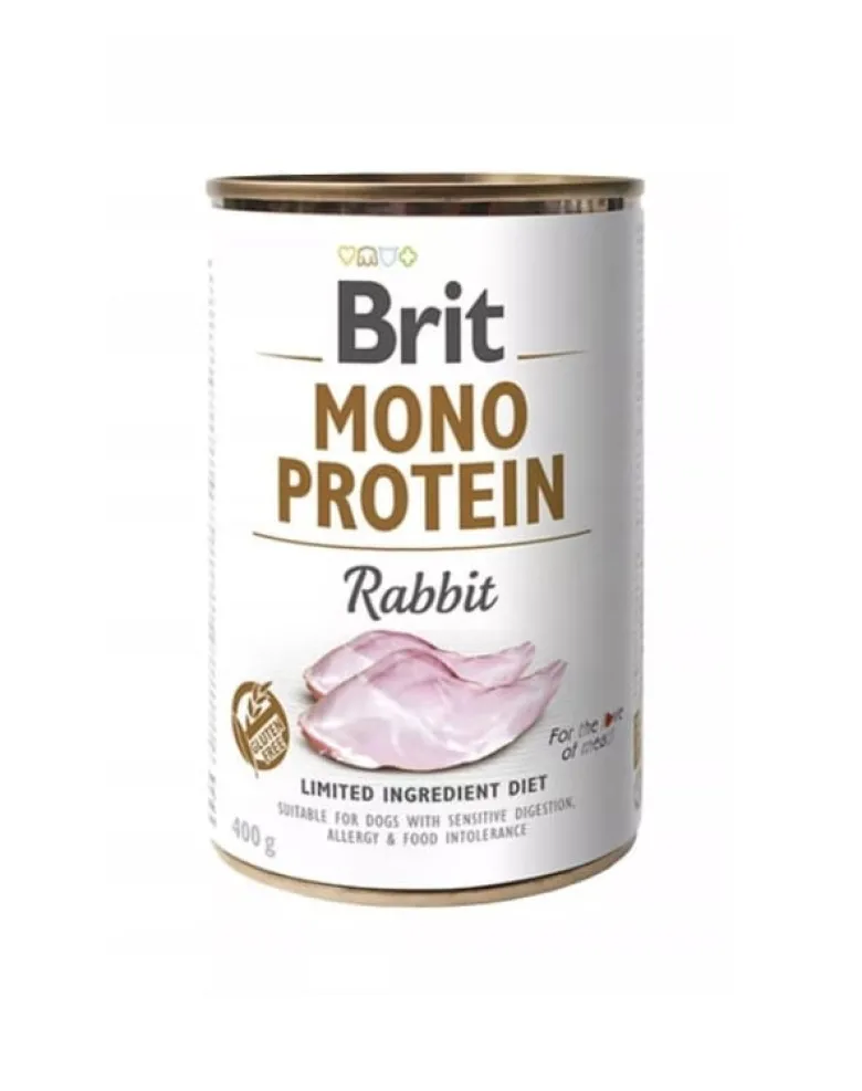 BRIT Mono Protein Rabbit 400 g mangime monoproteico con coniglio