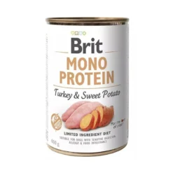 BRIT Mono Protein Turkey & Sweet Potato 6 x 400g alimento monoproteico con tacchino e patate dolci