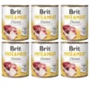 BRIT Pate&Meat chicken 6 x 800g paté di pollo per cani