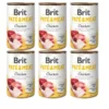 BRIT Pate&Meat chicken 6 x 400g paté di pollo per cani