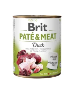 BRIT Pate&Meat duck 800g paté d'anatra per cani