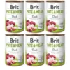 BRIT Pate&Meat duck 6 x 400g paté d'anatra per cani
