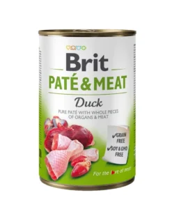 BRIT Pate&Meat duck 6 x 400g paté d'anatra per cani