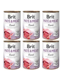 BRIT Pate&Meat lamb 6 x 400g paté d'agnello per cani