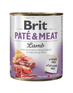 BRIT Pate&Meat Lamb 6 x 800g paté di agnello per cani
