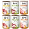 BRIT Pate&Meat Mix gusti 6 x 400g paté per cani