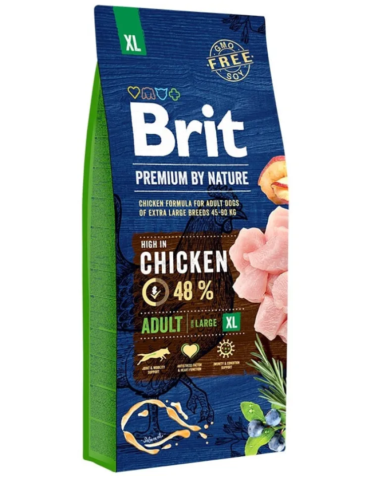 BRIT Premium By Nature Chicken Adult Extra Large XL 15kg