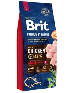BRIT Premium By Nature Chicken Adult Large L 15kg x 2