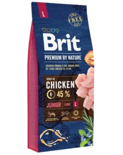 BRIT Premium By Nature Chicken Junior Large L 15kg